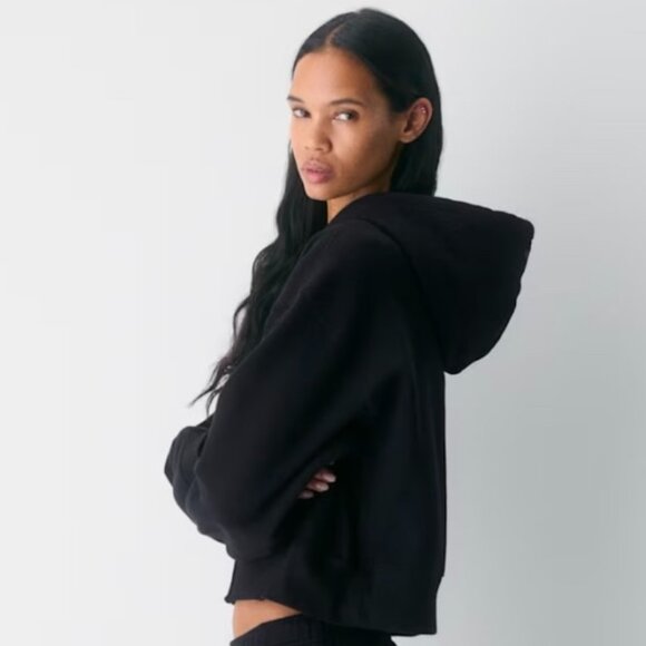 TNA Cozy Sweatfleece Boyfriend Boxy Zip Hoodie - Picture 3 of 6